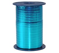 C.E. PATTBERG MEXICO Cinta regalo color turquesa metalizada, 400 m cinta embalar para rizar para envolver regalos, 5 mm de ancho, accesorios para decoración y manualidades cinta decorativa para toda ocasión