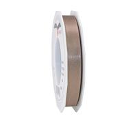 C.E, pattberg präsent 15 mm 25 m de cinta de raso de doble cara, Gris