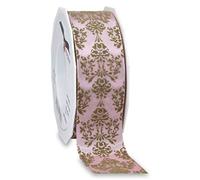 C.E. Pattberg Präsent Rosa/Taupe - Rollo de lazo (72 mm x 50 m), color marrón