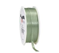 C.E. PATTBERG PRESENT Cinta satén verde viejo, 50 m, 6 mm, para envolver regalo, decoración y manualidades