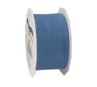 C.E. PATTBERG SHEER Cinta regalo de organza color azul claro, 25 m cinta decorativa para envolver regalos, 40 mm de ancho, cinta para decoración y manualidades versátiles y creativas