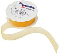 C.E. PATTBERG SHEER Cinta regalo de organza color oro, 25 m cinta decorativa para envolver regalos, 25 mm de ancho, cinta para decoración y manualidades versátiles y creativas
