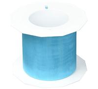 C.E. PATTBERG SHEER Cinta regalo de organza color turquesa, 25 m cinta decorativa para envolver regalos, 72 mm de ancho, cinta para decoración y manualidades versátiles y creativas