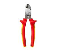 C.K Redline - Cortadores de cables VDE de 160 mm, cortacables y pelacables eléctricos afilados fabricados en Alemania, cortadoras resistentes para electricistas, tijeras de electricistas, CK Tools