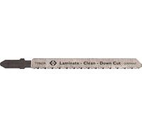 C.K T0865R - Hojas de sierra de vaivén (pack de 5 piezas) - tipo R laminados de madera, corte de sierra hacia abajo