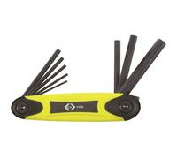 C.K T4406 - Juego de llaves hexagonales plegables (8 unidades)