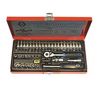 C.K T4655 - Conjunto de vasos - 39 piezas de 1/4", métricas