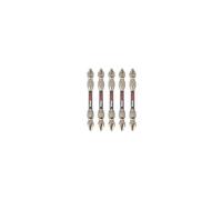 C.K Tools Vorteck - Puntas de destornillador de impacto de doble extremo PZ2, juego de puntas Pozidriv de 65 mm para destornilladores de impacto, vástago hexagonal de bloqueo rápido de 1/4 pulgadas
