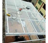 C - Láminas de plástico acrílico para invernaderos, paneles de techo impermeables, fácil de cortar, revestimiento al aire libre, 1,56 x 6 m / 5.1x19.7ft, hojas de repuesto para refugio