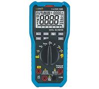 C-LOGIC 5200 Multímetro Digital Profesional CAT IV 6600 cuentas NCV Tension DC/AC 1000V Corriente AC/DC 10A Resistencia 66MΩ Temperatura Capacitancia Frecuencia 20kHz Autoescala