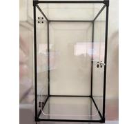 C Vitrina acrílica con puerta a prueba de polvo Sto gabinete para muñecas figuras trofeos 50 x 40 x 50 cm (20 x 16 x 20 pulgadas) altura ajustable 25 60 cm, perfecto para coleccionables