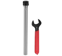 C12 - ER11A - 150L Portabrocas de boquilla de vástago recto Varilla de extensión de fresado CNC con 150 mm de longitud Rango de sujeción de 1-7 mm y llave Portaherramientas de (C12-ER11A-150L)