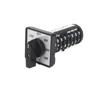 C178-7 2# 8 posiciones 7 polos Selector de cambio eléctrico Interruptor de leva de contacto plateado giratorio universal