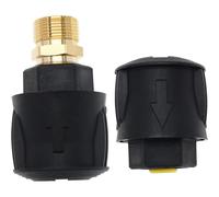 CA Accesorio para hidrolavadora (1 juego) Reemplazo de accesorios de conexión rápida de alta presión compatibles con K2-K7