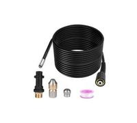 CA Desatascador de desagües de 15 m para hidrolimpiadoras Karcher. Desatascador de desagües profesional compatible con K2-K7/HD/HDS, 180 bar, 60 °C.