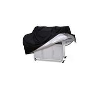 CA Funda de lona resistente e impermeable 600D para barbacoa de exterior, Weber, Char-Broil, Brinkmann, Holland & Jenn Air, color negro, 170 x 61 x 117 cm