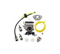 CA Kit de carburador para desbrozadora AL-KO Alko, modelos BC410, BC4535, BC4125, con manguera de combustible y filtro.-DPZO
