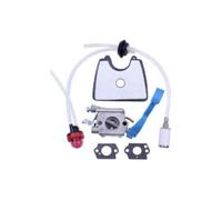 CA Kit de carburador para Husqvarna 125BX 125BX 125BVX: cuchillas, carburador, juntas, piloto, filtro de combustible, lámpara de mercado, filtro de aire y juego 8 en 1.