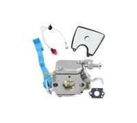 CA Kit de carburador para soplador de hojas Husqvarna 125B, 125BX y 125BVX. Incluye carburador, juntas, línea, filtro de combustible, cebador, filtro de aire y ojal (8 en 1).