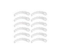 CA Sollbry Makita 198426-9 Paquete de 12 cuchillas de repuesto de plástico para cortacésped Makita 198426-9
