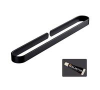 CA Toallero de baño negro Direct Power SARL, toallero de pared en forma de U, anilla adhesiva, toallero