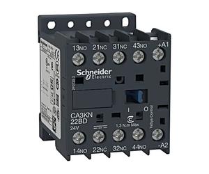 CA3KN22MD Contactor: 4 pines NC x2 + NO x2 220VDC 10A TeSys D W: 45 mm SCHNEI...