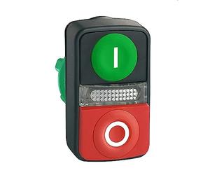 CAB PULS DOBLE LUM VER-ROJ RS IP66