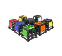 Caballete tipo Taburete Polisport Plegable Azul Azul