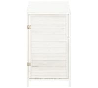 Cabaña de exterior – Armario de jardín – Almacén para jardín – Estructura de acero – Techo de cobre – 55 x 52 x 112 cm – Color marrón oscuro