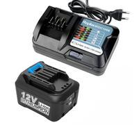 Cabeattee 12 V 4000 Ah Batería + Cargador DC10SB para Makita Batería 12 V | DC10WD BL1041B BL1040B BL1016 BL1020B BL1021B