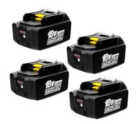 Cabeattee 4X Batería de 18V 5500mAh para Makita 18V Batería | BL1860B BL1860 BL1850 BL1850B BL1840B BL1840 BL1830B LXT-400 194204-5 194205-3