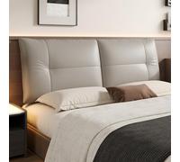 Cabecera De Cama Montada En La Pared Con Almohada Acolchada Cojín Lumbar | Cojín De Soporte Envolvente,Respaldo Para Cama Tipo Diván O Litera,Funda De Almohada Removible