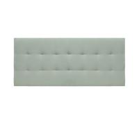 Cabecero alaska tela cielo 160x75cm - conforama