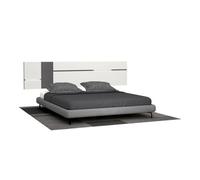 Cabecero ataneq air leds blanco - grafito 260 x 60 x 4 cm 260 cm