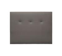 Cabecero athenas piel sintética verde oscuro 145x120cm - conforama