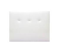 Cabecero athenas tela blanco brillo 145x120cm - conforama