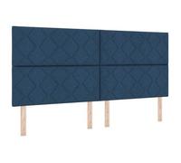 Cabecero Azul 200 Cm Tela Vidaxl