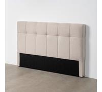 Cabecero Beige Tejido Dormitorio 160 X 12 X 100 cm