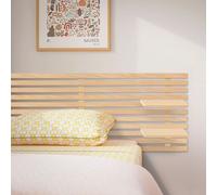 Cabecero con Estantes de Madera reciclada DM Colgante Pared Estilo Palet Japones