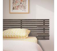 Cabecero con Estantes de Madera reciclada DM Colgante Pared Estilo Palet Japones Amazon oak