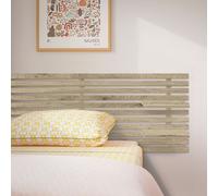 Cabecero con Estantes de Madera reciclada DM Colgante Pared Estilo Palet Japones Cambrian wood