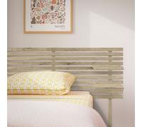 Cabecero con Estantes de Madera reciclada DM Colgante Pared Estilo Palet Japones con Patas Cambrian wood