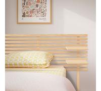 Cabecero con Estantes de Madera reciclada DM Colgante Pared Estilo Palet Japones con Patas Natural wood