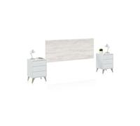duehome - Cabecero con mesitas Iconic Artik white - velho white