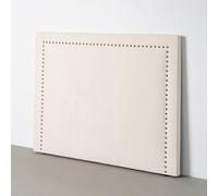 Cabecero Crema Tejido Dormitorio 165 X 7 X 130 cm