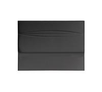 Cabecero dakar tela gris oscuro 160x120cm - conforama