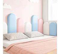 Cabecero de estilo nórdico, pegatinas para cabecera de dormitorio, paneles de pared anticolisión, decoración del hogar, 40cm/50cm, 1 ud. 1 50cm