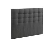 Cabecero elite 90cm tejido color gris oscuro flex