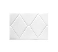Cabecero hawaii 105cm extra blanco tela - conforama