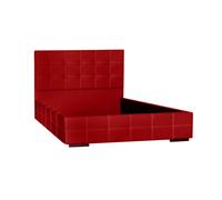 Cabecero hecho a medida modelo Versalles de Polipiel Color Rojo Fisio Dreams 160x190